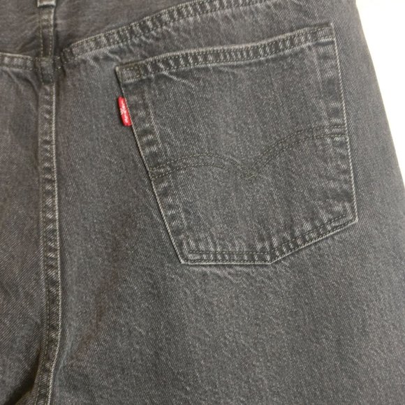 Levi's 501XX Skinny Button Fly HighRise DarkWash Rawhem Jean -w32/Measuremnt - Picture 7 of 10